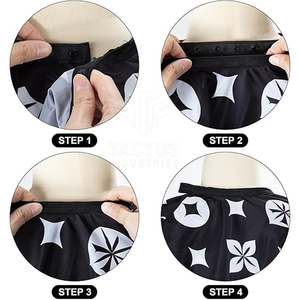 Capa de Peluquería de Lujo con Tela Suave, Capa de Barbero para una Experiencia Cómoda - Product Image 6