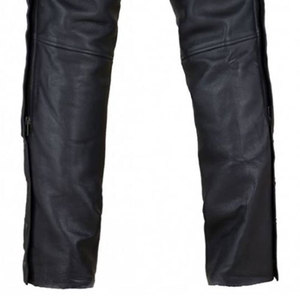 Top Trending Breathable Genuine Leather Western Style Men's Horse <b>Half</b> <b>Chaps</b> Equestrian Tack for Horse Riding - Product Image 5