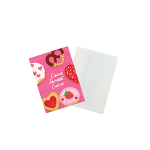 Carte artisanale de la Saint-Valentin, gâteau d'amour avec enveloppe, carte pop-up 3D, design cœur, cartes de vœux pour couple - Product Image 3