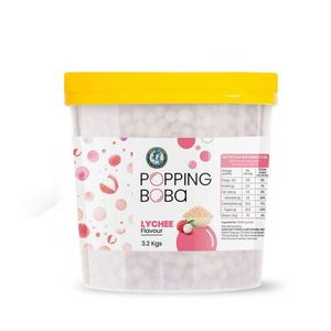 Billes de tapioca saveur pêche pour bubble tea, sirop certifié halal, jus de fruits, marque VINUT TRUST - Product Image 5