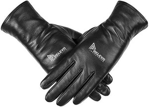 Wholesale Stylish Manufacturer Sheepskin Ladies Winter Thick Touch Screen Winter Genuine And Comfortable Leather <b>Gloves</b> - Product Image 4