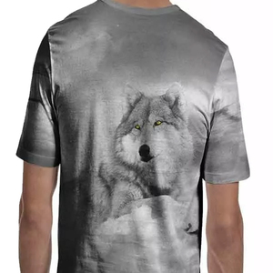 T-shirts décontractés pour hommes en coton 100% respirant, imprimés par sublimation, avec logo personnalisé OEM en gros - Product Image 4