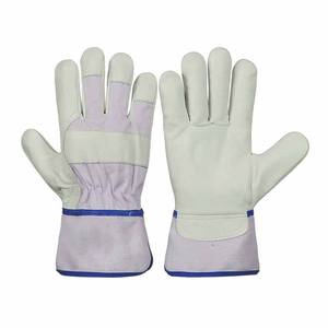 Gants de travail en cuir de chèvre, résistants à l'abrasion, de protection individuelle, robustes, pour la construction, type « Rigger » canadien - Product Image 3
