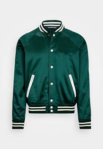 Chaqueta Universitaria de Satén Vintage de Alta Calidad 2025 al por Mayor, Chaqueta de Béisbol Unisex con Cuello Alto y Transpirable para Hombre - Product Image 6