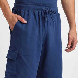 Ensemble chemise et short à carreaux personnalisé avec logo imprimé, respirant, coupe ample, polyester/coton, pour homme - Product Image 5