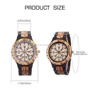 Reloj de madera de cuarzo personalizado más vendido Diseño único de alto grado con cronógrafo Características a prueba de agua MOQ bajo por FWE - Product Image 5