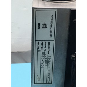 AMAT 0010-76001 P5000 STORAGE <b>ELEVATOR</b> WAFER - Trusted Global Legacy Semiconductor Equipment and <b>Parts</b> at - Product Image 1