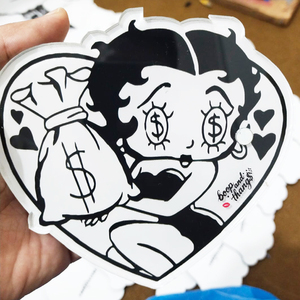 Nouvelles extensions de cils magnétiques en acrylique durables Cherry Betty Boop et Thangs, outil de beauté, tuiles et boîtes à cils - Product Image 6