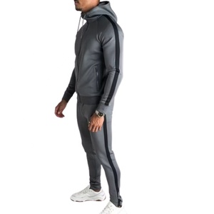 Wholesale Solid Spring Printed Breathable Sweat-Wicking 2 Piece Training Wear Set Chin Guard Hood Zip Lightweight Gym Workout - Product Image 2