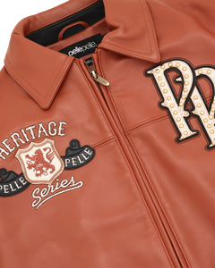 Nouvelle veste universitaire en jean déchiré et délavé pour homme, respirante, couleur unie, col rabattu en cuir, poches boutonnées, automne - Product Image 4