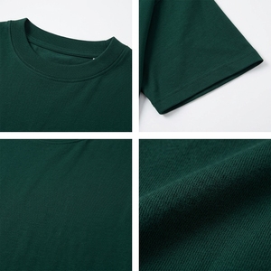 T-shirt Homme Oversize Vert Uni Manches Courtes Col Rond Décontracté 100% Coton Jersey Coupe Ajustée Motif Imprimé Séchage Rapide - Product Image 4