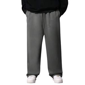 Pantalones de chándal holgados de invierno para hombre, de forro polar tejido con cintura elástica, tallas grandes, informales, deportivos, de diseño personalizado, al por mayor - Product Image 6