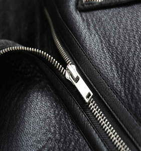 <b>Light</b> Weight <b>Men</b> Leather <b>Jacket</b> Durable Casual Plain Windproof Leather Fashion Leather <b>Jacket</b> For <b>Men</b> Breathable With OEM - Product Image 3