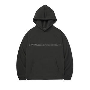 420G Polar Fleece Streetwear Pullover Oversized Custom logo Heavyweight Puff Printing Hoodies Hombres - Product Image 6