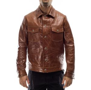 Chaqueta de Motocicleta de Cuero Genuino para Hombre, Impermeable, Transpirable, de Alta Calidad, Ecológica, Resistente al Viento, con Capucha, para Primavera - Product Image 1