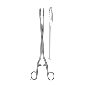 PROMOTION EXCEPTIONNELLE : Pince à éponges Foerster 14 cm / Instrument chirurgical de haute qualité pour pansements et éponges - Product Image 2