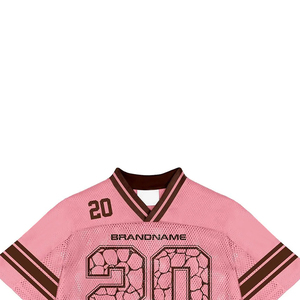 Camiseta de Fútbol Americano Personalizada CLASSICAL TRENDS, 100% Poliéster, Tejido Transpirable, Estampado Sublimado, Cuello en V, Media Letra - Product Image 3