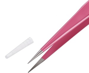 Juego de Pinzas para Extensión de Pestañas de Acero Inoxidable de Alta Calidad, Pinzas Rectas, Curvas y con Punta Inclinada para Uso Estético - Product Image 3