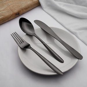 Juego de cubiertos/cubiertos de acero inoxidable PVD Chanta dorado Grado 202/304 Cuchara brillante Tenedor y cuchillo Cuchara para bebé-Hecho EN LA India - Product Image 4