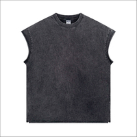 Tank Top Pria Tanpa Lengan Rajutan Katun 100% Ramah Lingkungan, Bernapas, Kasual, Grosir, Logo Custom Olahraga Gym Tiki Taka Sports