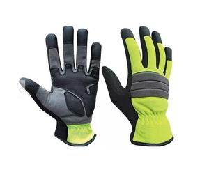Custom Polyester Mechanic Work <b>Gloves</b> Cut Resistant TPR Impact Safety <b>Gloves</b> <b>Touchscreen</b> Tactical Industrial Automotive - Product Image 1
