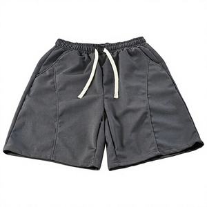 Pantalones Cortos Cargo Ligeros para Hombre, Tejidos en Poliéster/Algodón, Cintura Media Elástica, Casuales, con Múltiples Bolsillos, para Verano y Actividades al Aire Libre - Product Image 1