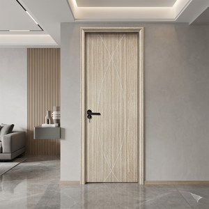 Portes en MDF de style contemporain, en bois, à structure alvéolaire, en polymère, épaisseur 40 mm, résistantes à l'eau, pour appartement, chambre, bureau à domicile - Product Image 1