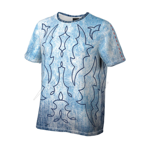 T-shirt pour homme en sublimation, respirant, durable, séchage rapide, service OEM, prix de gros, meilleure fabrication, T-shirt très demandé - Product Image 3