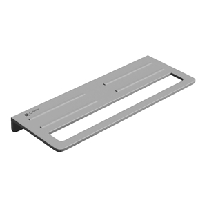 Étagère murale double couche pour serviettes, support métallique robuste, double rangement pour salle de bain, quincaillerie incluse, gain de place - Product Image 1