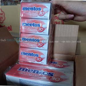 Mentos CleanBreath 30 'saveur menthe pêche 35g vente en gros délicieux bonbons Mentos - Product Image 3