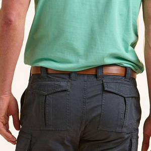 Pantalones Cortos Cargo para Hombre, Estilo Safari, Cintura Media, de Lona, Resistentes al Viento, Ecológicos, Antiarrugas, de Secado Rápido y Transpirables, para Ejercicio y Gimnasio - Product Image 5