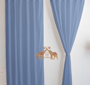 ผ้าม่านคุณภาพสูง ผ้าฝ้ายแท้เนื้อแน่น สไตล์โบฮีเมียน ป้องกันแสงได้ดี เป็นมิตรกับสิ่งแวดล้อม เหมาะสำหรับโรงแรม ห้องนั่งเล่น ประตู หน้าต่าง - Product Image 5