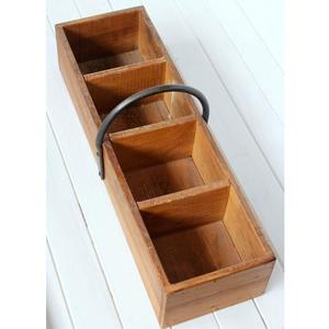 Portacubiertos de madera de diseño moderno para la configuración contemporánea de la cocina y la mesa de comedor. - Product Image 1