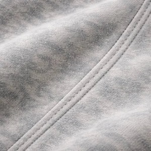 Survêtement unisexe gris à capuche, couleur unie, décontracté, manches longues, 100% coton, poids moyen, coupe classique avec poches, pour l'automne - Product Image 5