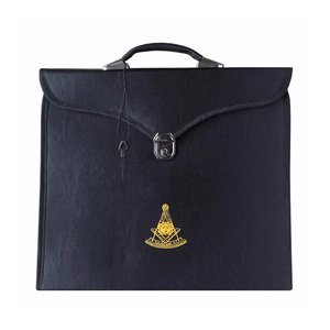 Universal Masonic Apron Softshell Case and Collar Case Durable Zipper Regalia Storage Folder with Handle OEM Service - Product Image 2