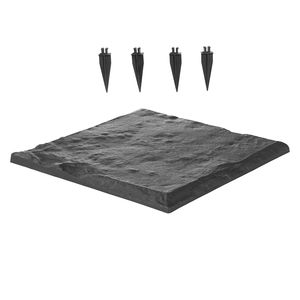 Pietre Decorative per Sentieri 15,5 X 15,5 cm, Set da 8 Pezzi, Resistenti alle Intemperie, in Plastica, per Giardino e Esterni - Product Image 1