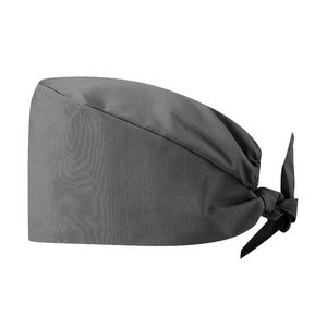 Adjustable Cotton <b>Scrub</b> <b>Caps</b> Unisex Medical Surgical Hat for Adults in Multiple Colors Breathable Four Seasons Use - Product Image 5