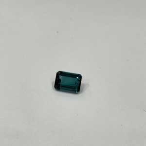 Tourmaline Indigo Naturelle Taille Émeraude 5 carats, Indigolite de Madagascar Non Traité, Qualité AAA, Gemme Prête à l'emploi, Propre à la Loupe - Product Image 1