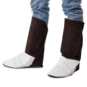 Cubrebotas de Seguridad de Cuero Más Vendidos, Resistentes al Calor y a las Chispas, Protección Industrial para Soldadura, Cubre Calzado de Protección para los Pies - Product Image 1