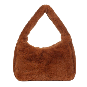 Bolsos de Mano de Felpa a la Moda, Bolsa de Almacenamiento Reutilizable y Portátil para Viajes, Bolsos de Mano para Mujer Nuevos y Económicos al por Mayor - Product Image 4