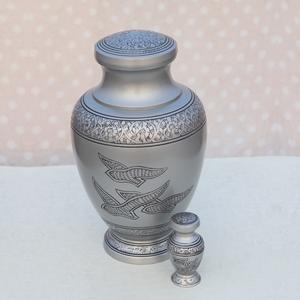 Urna Funeraria de Aluminio Esmaltado Tradicional para Mujer, de Alta Calidad, Personalizada, Moderna y Duradera, para Cenizas Humanas - Product Image 4