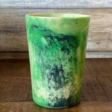 Verres à shot cylindriques en résine de luxe, écologiques, durables et fabriqués à la main, de qualité supérieure, pour cuisine et restaurant. - Product Image 2