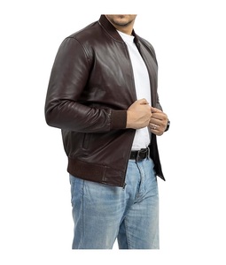 Stylish Eco-Friendly Waterproof Reversible <b>Leather</b> Jackets for Men Custom Made with Long Sleeves Winter Ready Accessories - Product Image 1