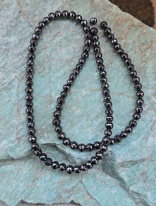 Cuentas de Diamante Moissanita Negra de 6 mm, Cuentas Facetadas Hechas a Mano - Product Image 3