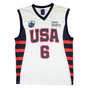 Camiseta de Baloncesto Deportiva Profesional de Malla, Ajustada, Ligera, de Alta Calidad, Precio Razonable, Transpirable, Diseño Personalizado - Product Image 1