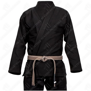 Arts martiaux mixtes noir karaté uniforme Judo Gi BJJ Kimono costume pour Jiu-Jitsu & Taekwondo arts martiaux porter et costume de karaté - Product Image 1