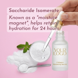 Sérum hydratant anti-âge au collagène pour peaux sèches et sensibles, à l'acide hyaluronique, hydratation intense, soins de la peau en marque privée - Product Image 3