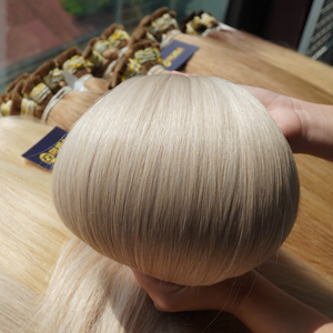 Extensions de cheveux humains en vrac RUSA Blonde Hair # PLA01 Super Double Drawn, provenant de donneurs vietnamiens, d'origine éthique - Product Image 2