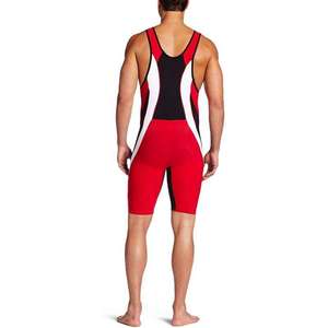 Five B Custom Sublimation Spandex Polyester Wrestling Singlet with Automated Cutting Lightweight <b>Compression</b> Sportswear - Product Image 4