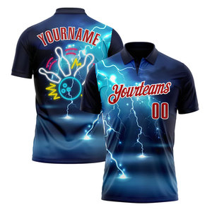 Chemise de golf en jersey solide de haute qualité à transfert thermique pour homme, manches courtes, grande taille, design personnalisé, chemises de golf sportives - Product Image 1